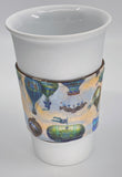 Reversible Cup Cozy - Chocolates & Hot Air Balloons