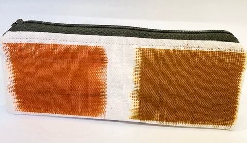 Accessory Bag - The Wee - Color Blocks with Olive Zipper